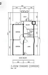 Blk 23 Balam Gardens (Geylang), HDB 3 Rooms #577178511